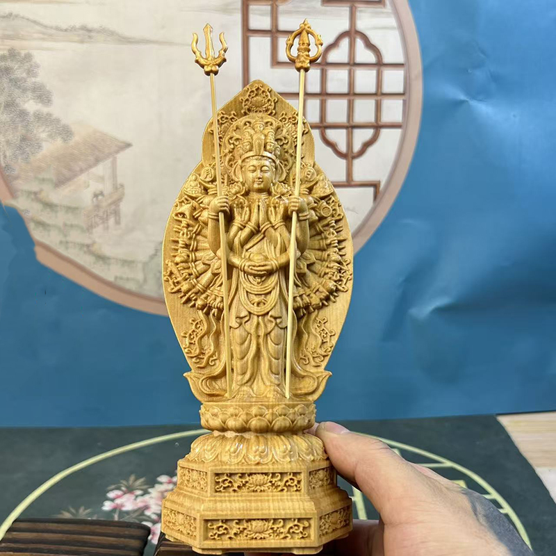 wood carving Thousand-hand Ava - Home Office Feng Shui 리뷰 및 가격