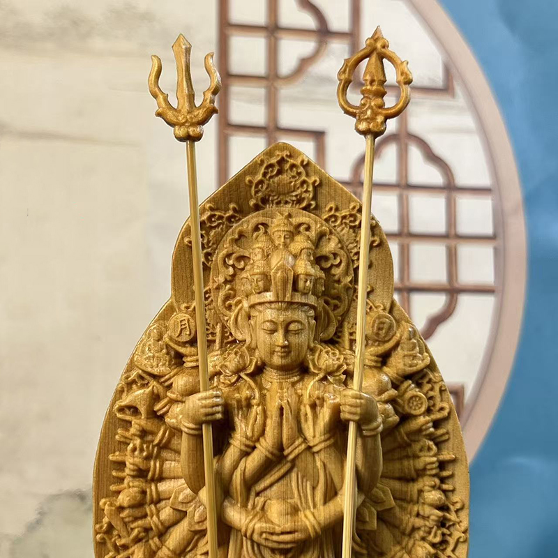 wood carving Thousand-hand Ava - Home Office Feng Shui 리뷰 및 가격