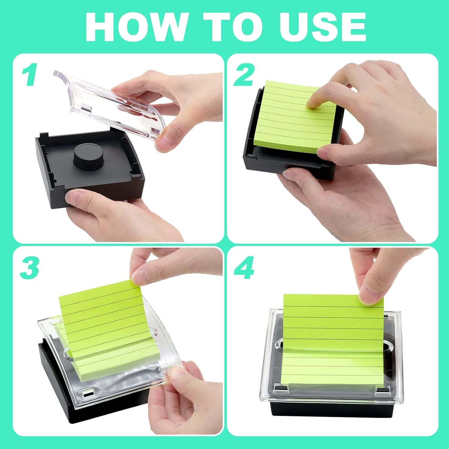 4 Pop Up Sticky Note Dispenser - Sticky Note Dispenser 리뷰 및 가격