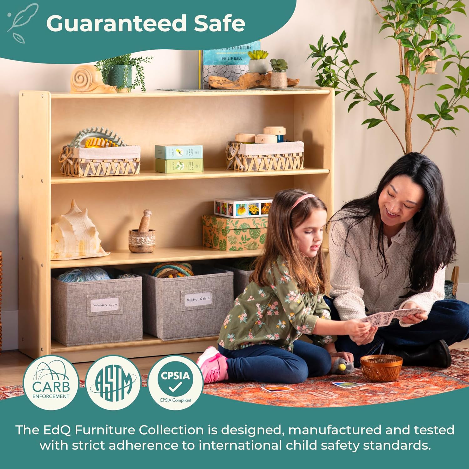 EdQ Three Shelf Open Storage N - Bookcase Wood Shelf 리뷰 및 가격