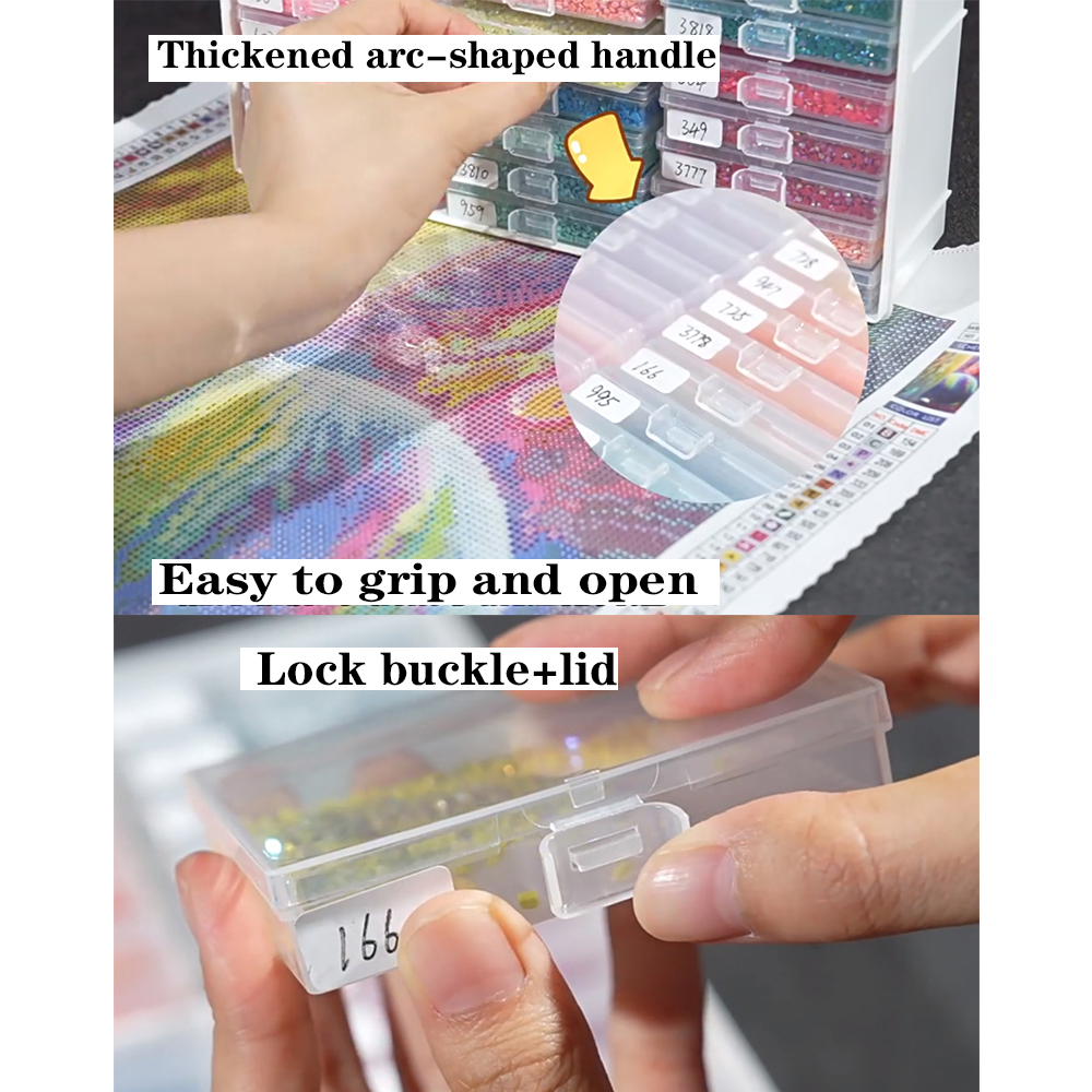 HOMFUN Diamond Painting Tray S - Rolling File Cart 리뷰 및 가격
