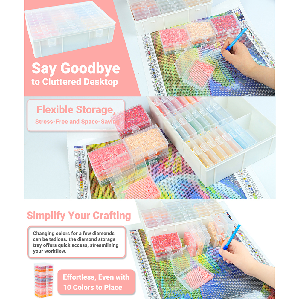 HOMFUN Diamond Painting Tray S - Rolling File Cart 리뷰 및 가격