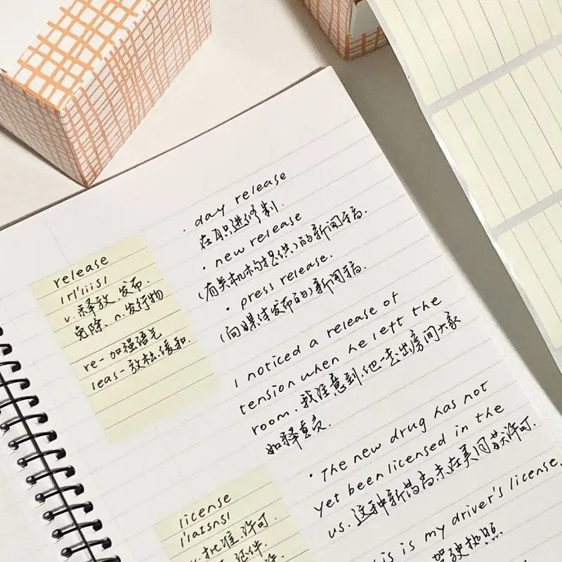 100PCS/Set Pull-out Memo Pad C - Sticky Note Dispenser 리뷰 및 가격