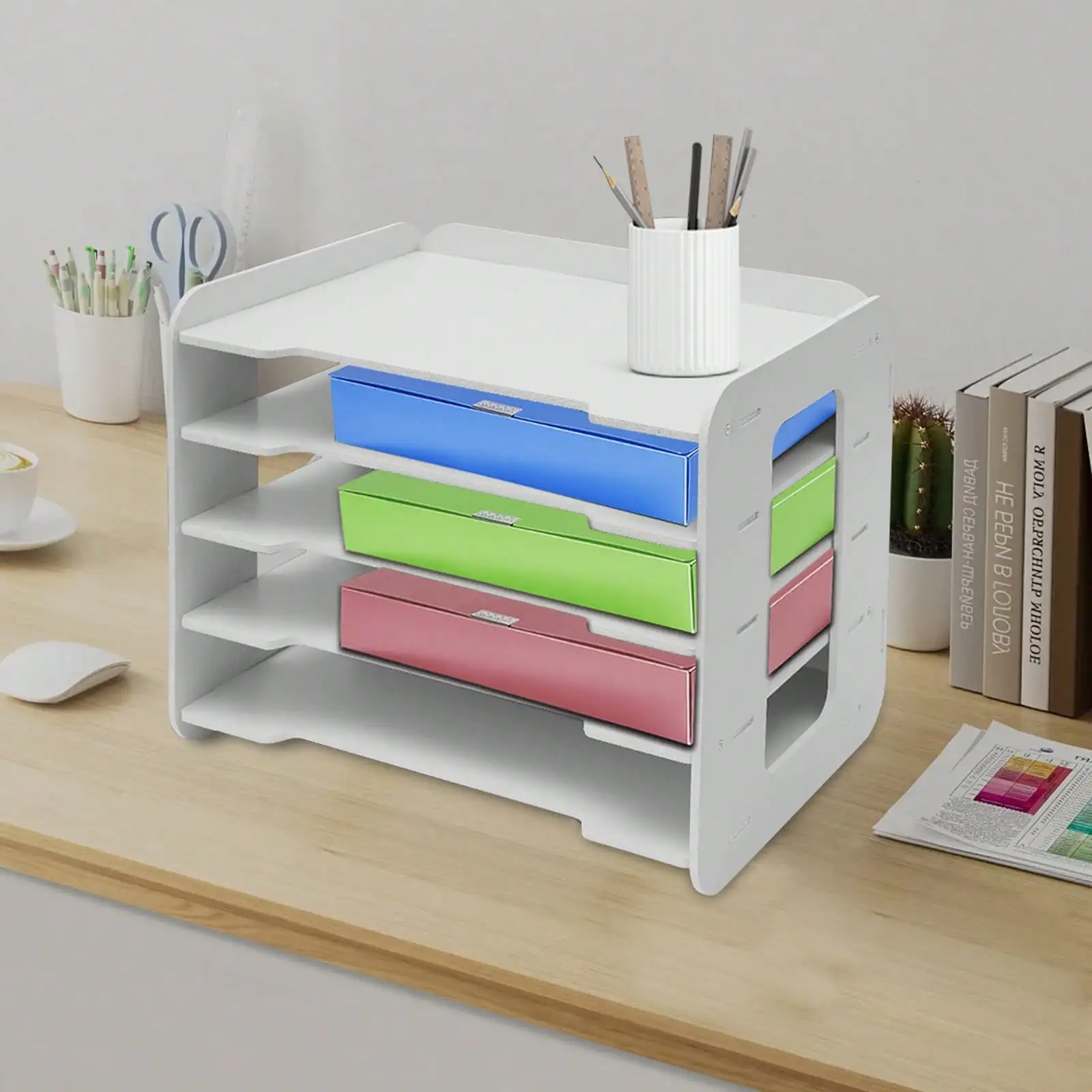 Letter File Organizer, 5-Tier  - Letter Tray Desk 리뷰 및 가격