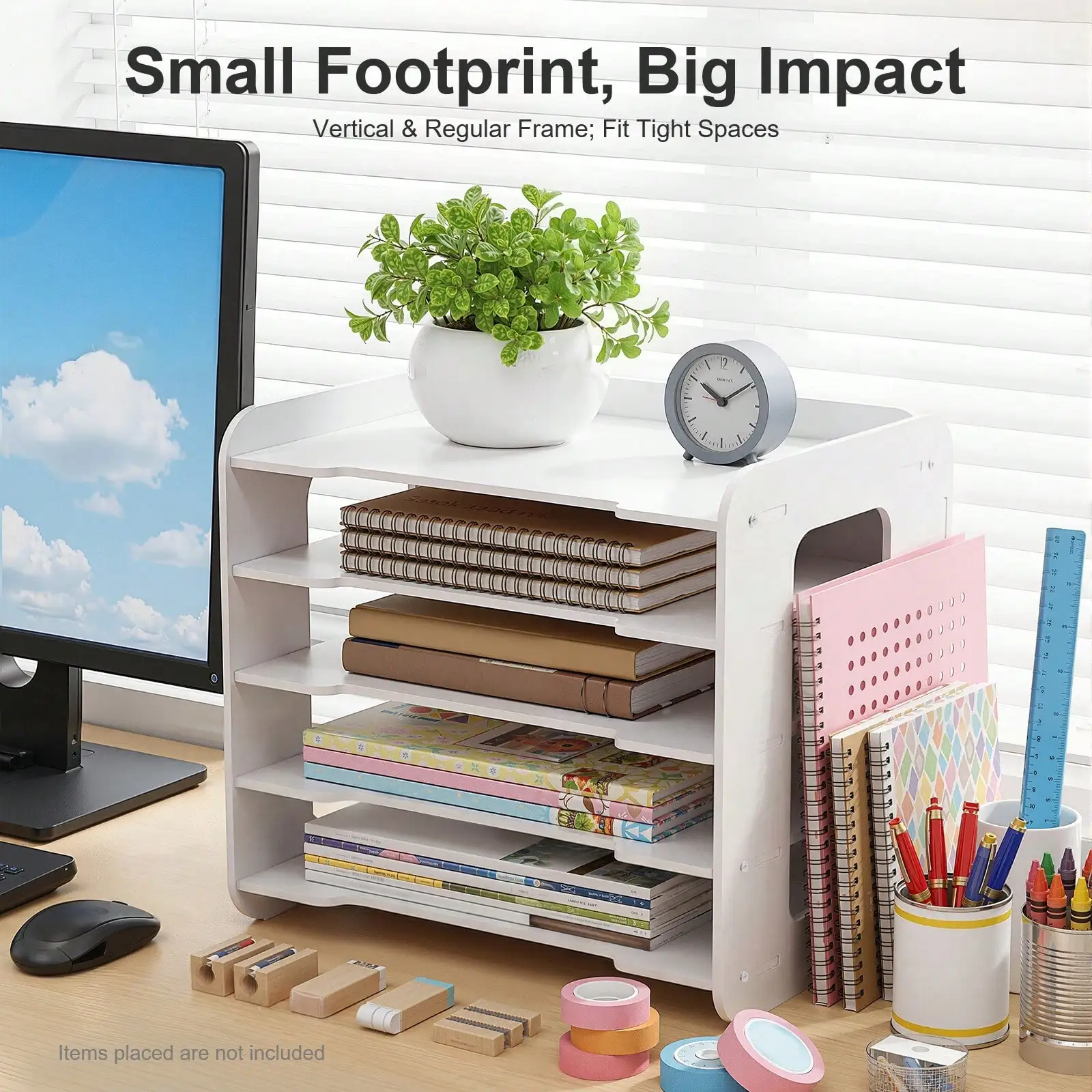 Letter File Organizer, 5-Tier  - Letter Tray Desk 리뷰 및 가격