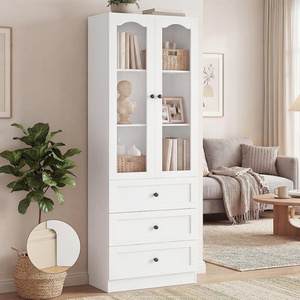 80 High 3-Shelf Bookcase with  - Bookcase Wood Shelf 리뷰 및 가격