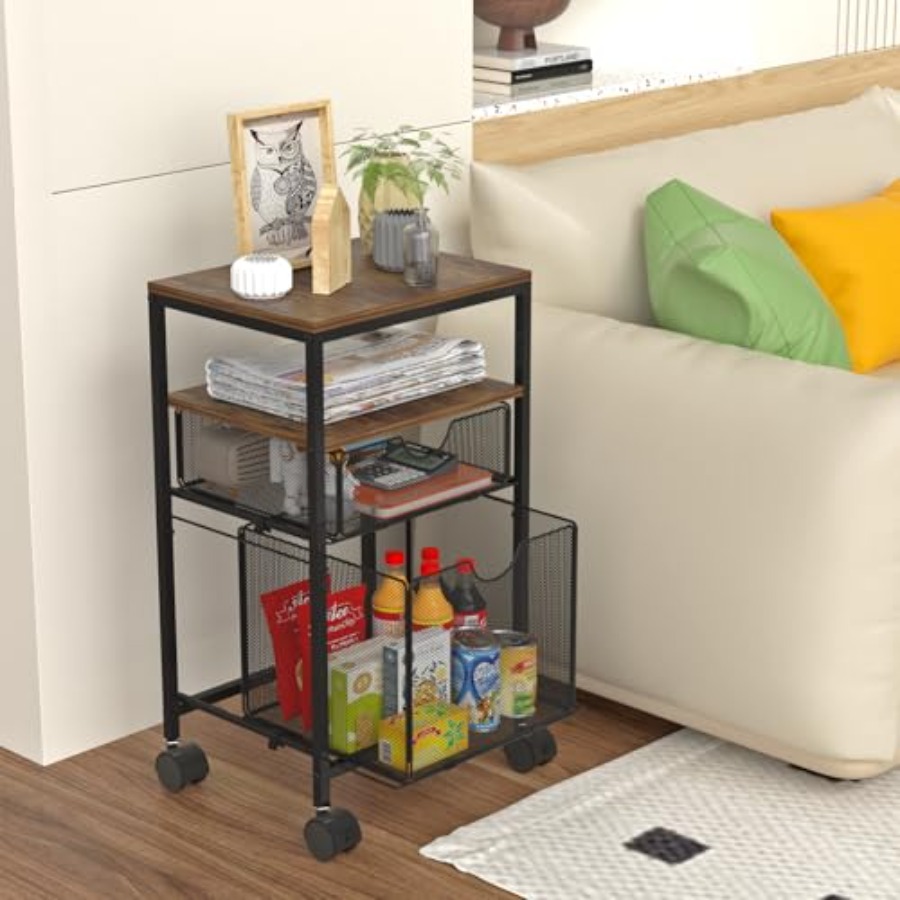 Rolling File Cart with 2 Stora - Rolling File Cart 리뷰 및 가격