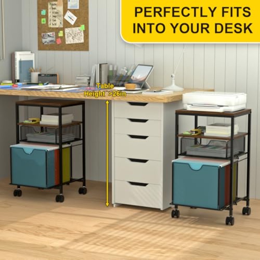 Rolling File Cart with 2 Stora - Rolling File Cart 리뷰 및 가격