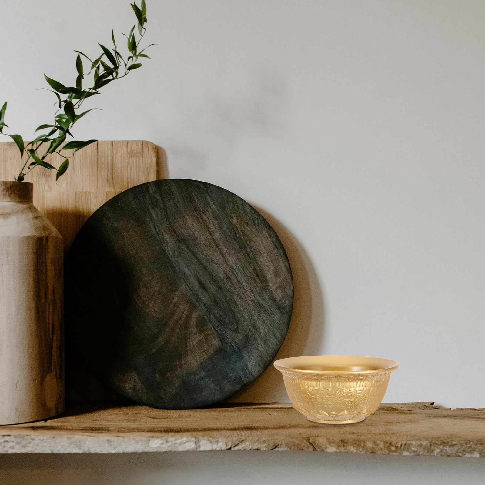 Lotus Prosperity Bowl Golden A - Home Office Feng Shui 리뷰 및 가격