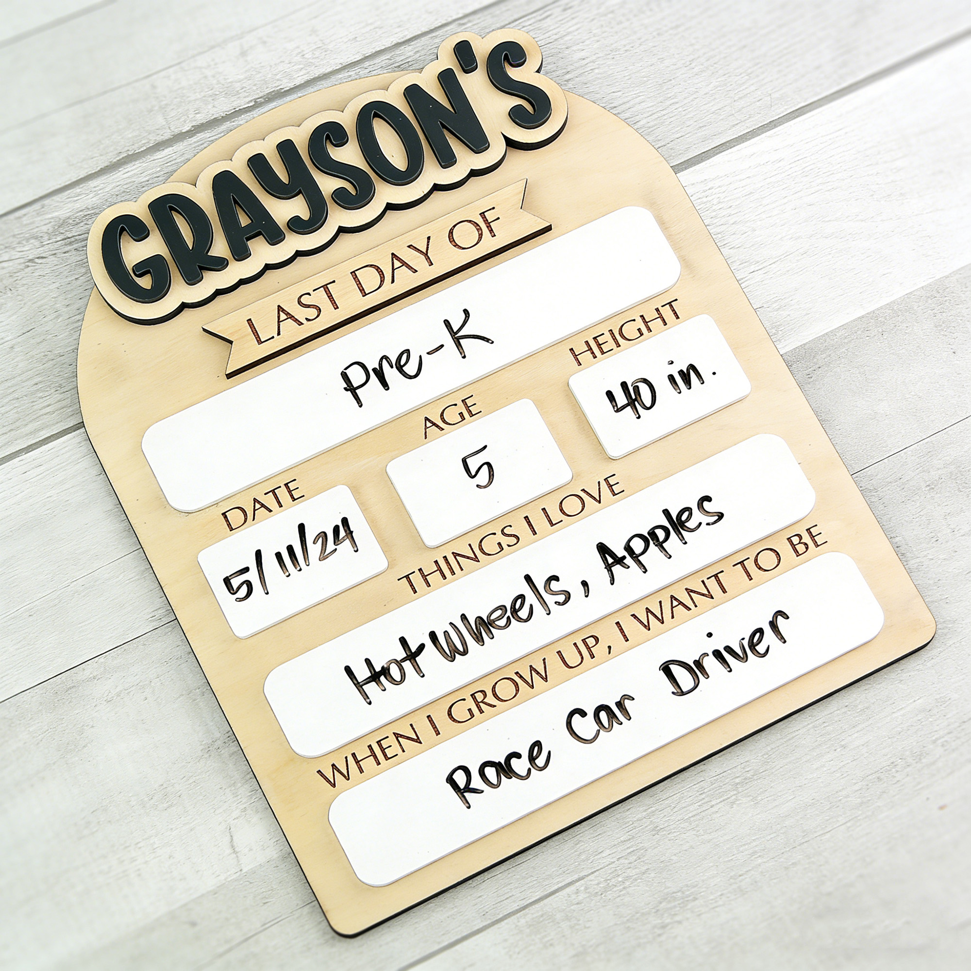 1Pc Custom First/Last School D - Home Office Gifts 리뷰 및 가격