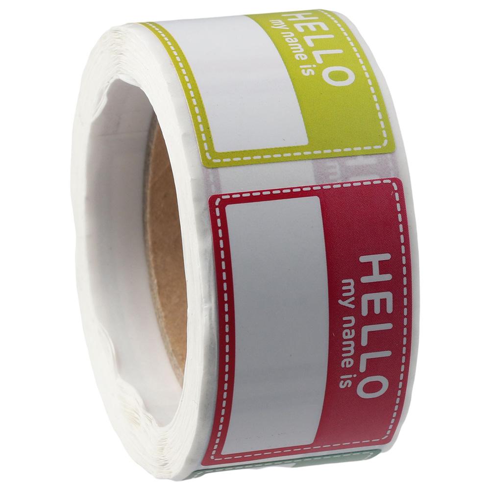 200 Pcs Name Tag Stickers, Hel - Home Office Quotes 리뷰 및 가격