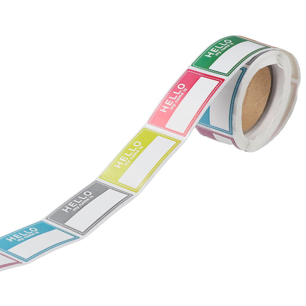 200 Pcs Name Tag Stickers, Hel - Home Office Quotes 리뷰 및 가격