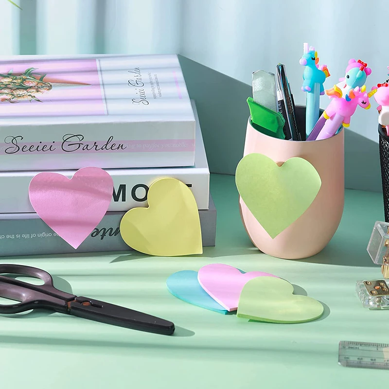 Heart Sticky Notes Notepad Sel - Sticky Note Dispenser 리뷰 및 가격