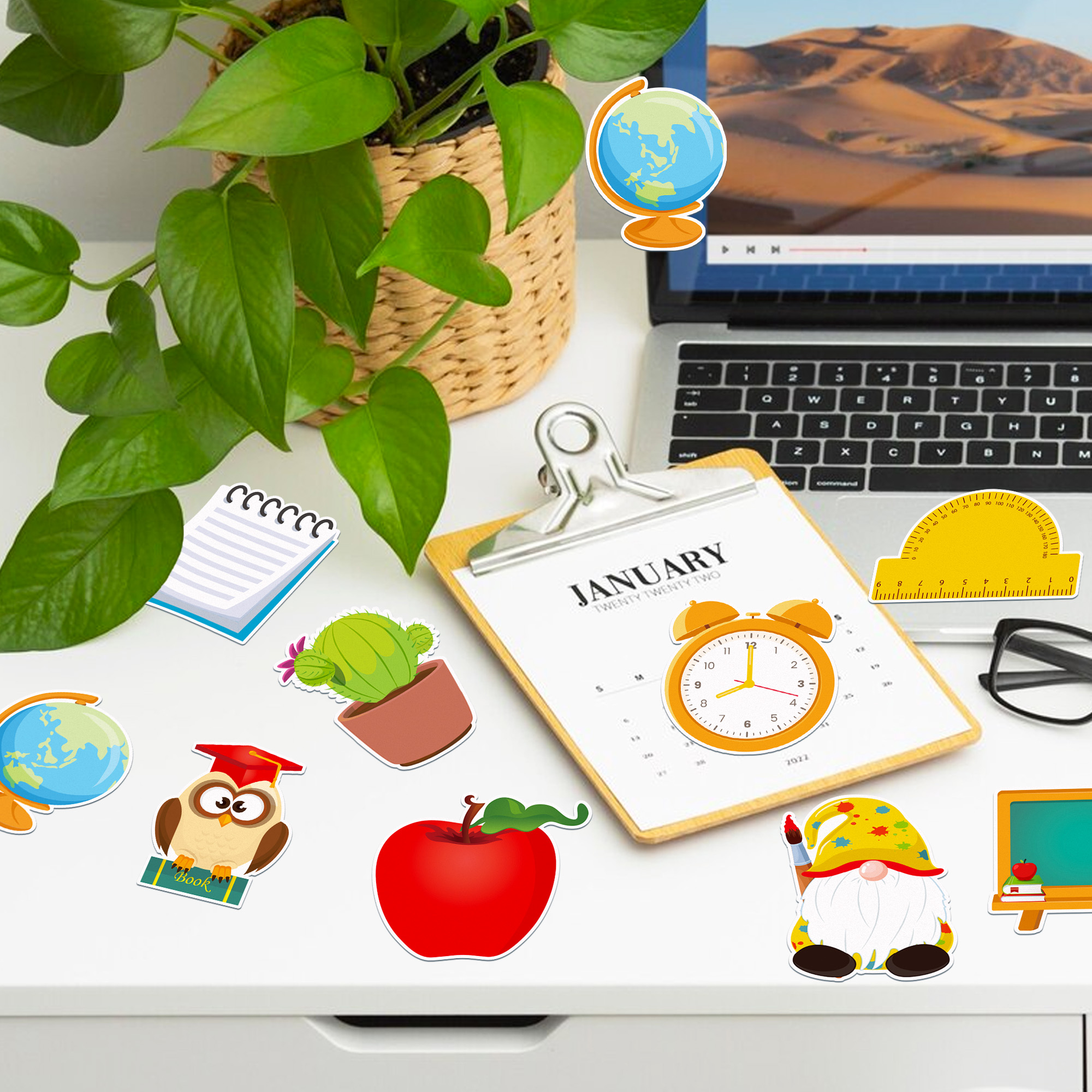 Back to School Theme Self-Adhe - Sticky Note Dispenser 리뷰 및 가격