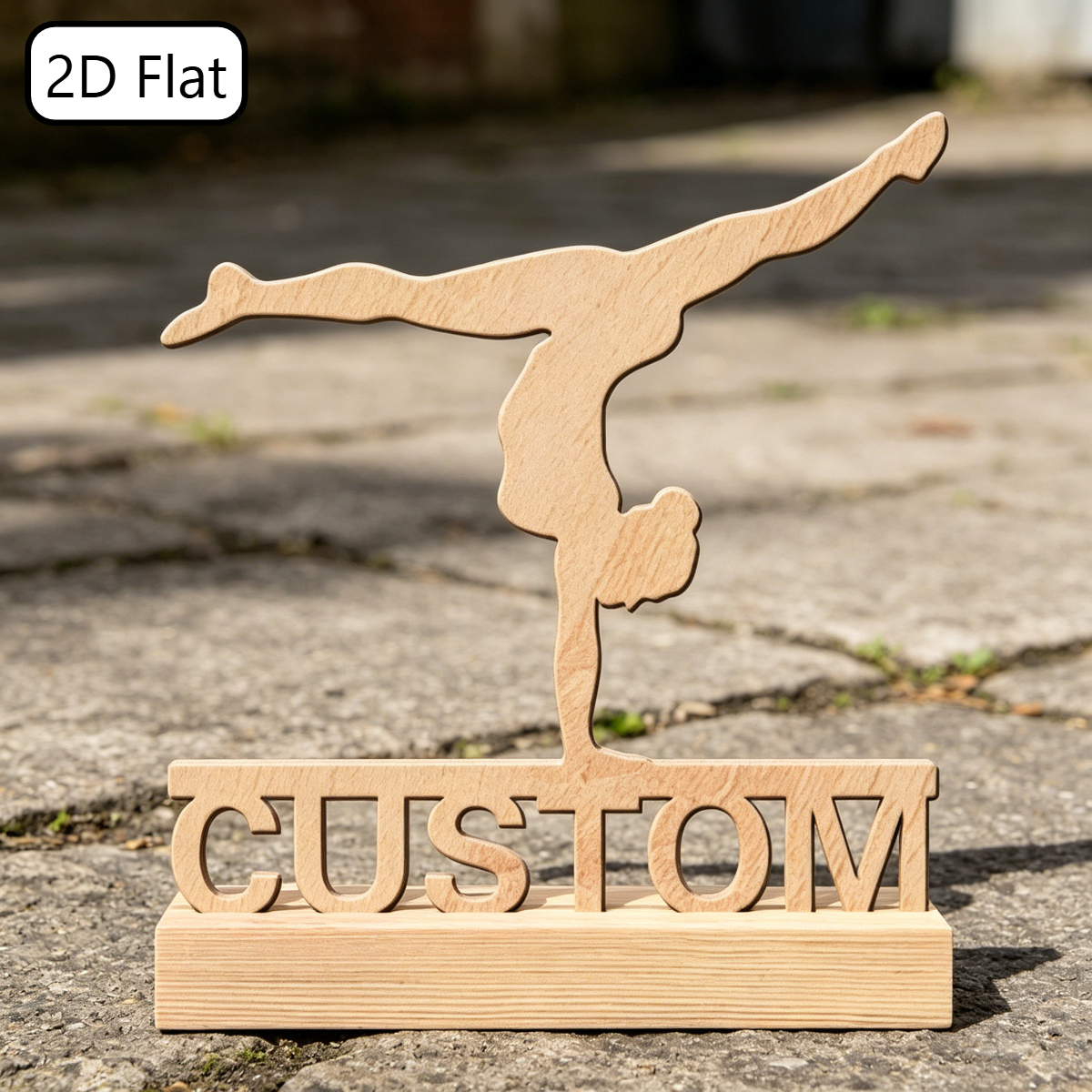 1pc Custom Gymnastic Girl Wood - Home Office Gifts 리뷰 및 가격