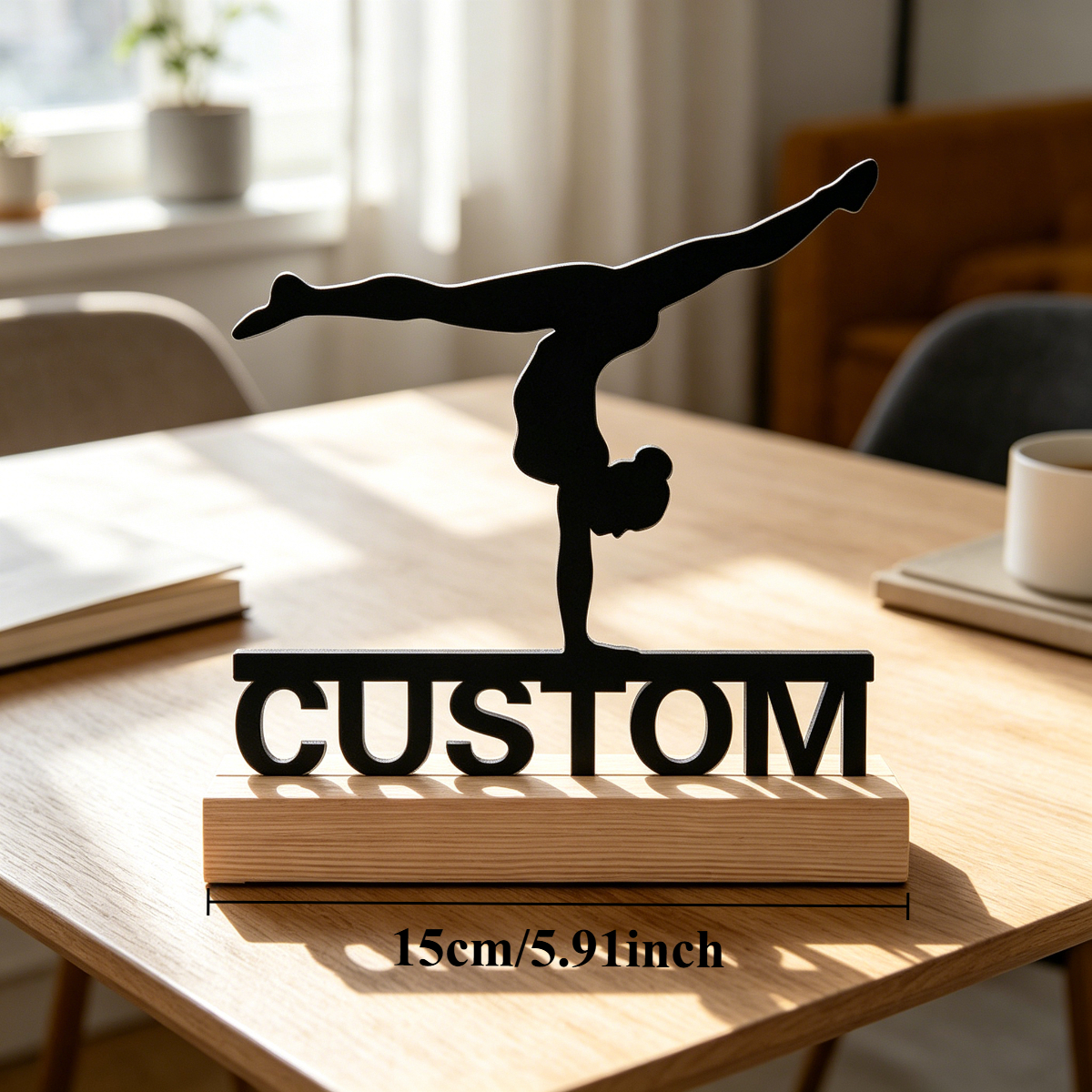 1pc Custom Gymnastic Girl Wood - Home Office Gifts 리뷰 및 가격