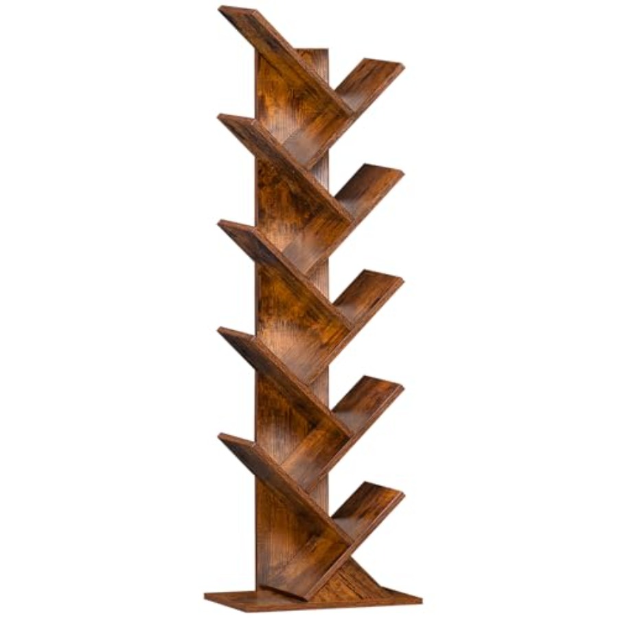 Tree Book Shelf, Floor Standin - Bookcase Wood Shelf 리뷰 및 가격