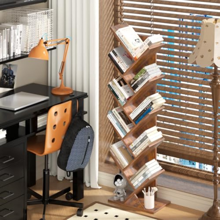 Tree Book Shelf, Floor Standin - Bookcase Wood Shelf 리뷰 및 가격
