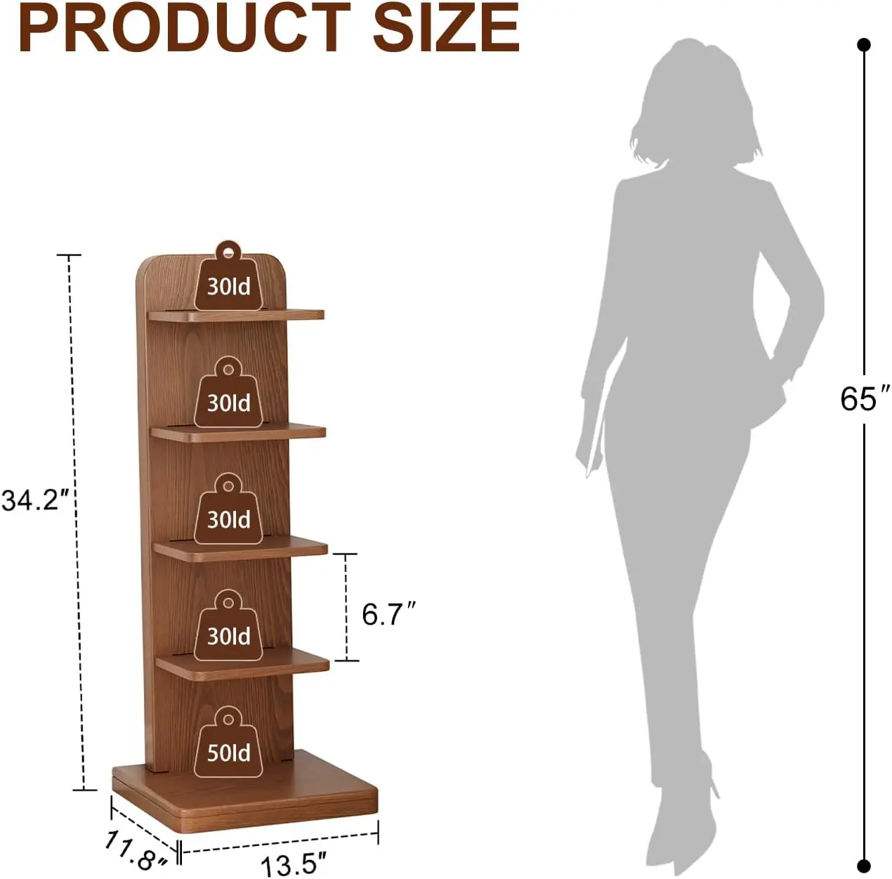 Narrow Ladder Bookcase 5 Shelf - Bookcase Wood Shelf 리뷰 및 가격