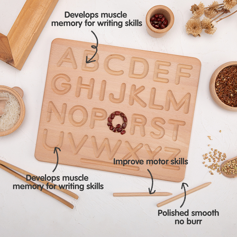 Montessori Language Toy Double - Letter Tray Desk 리뷰 및 가격