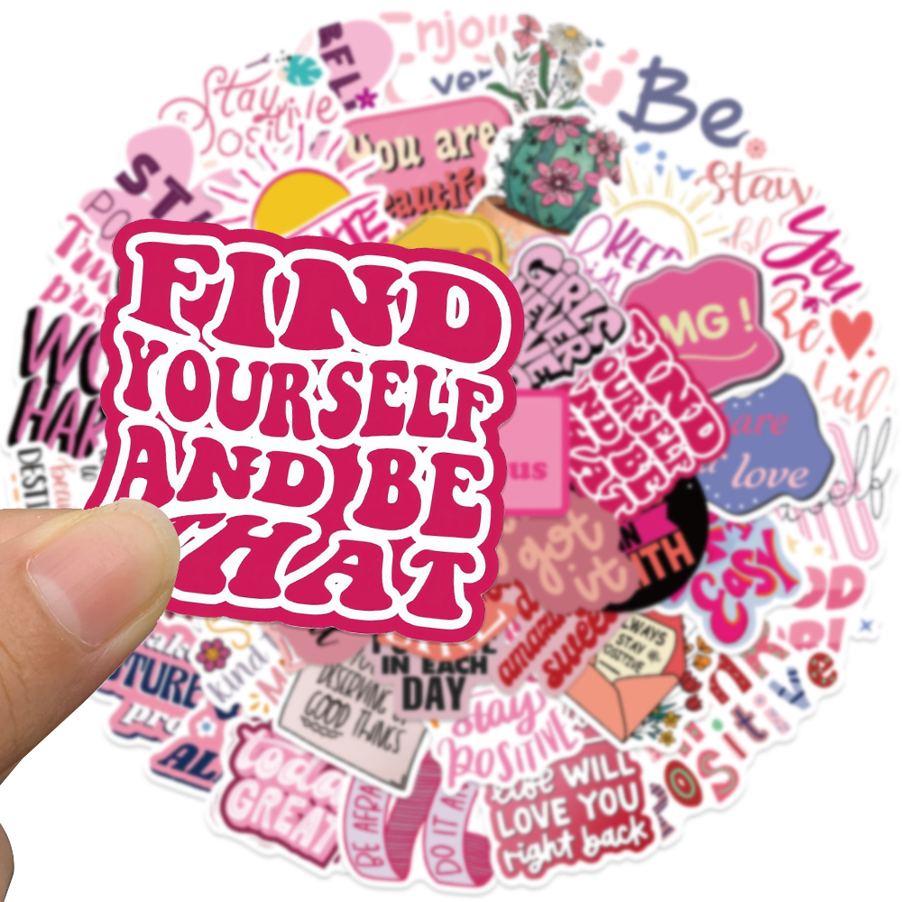 50pcs Pink Inspirational Phras - Home Office Quotes 리뷰 및 가격