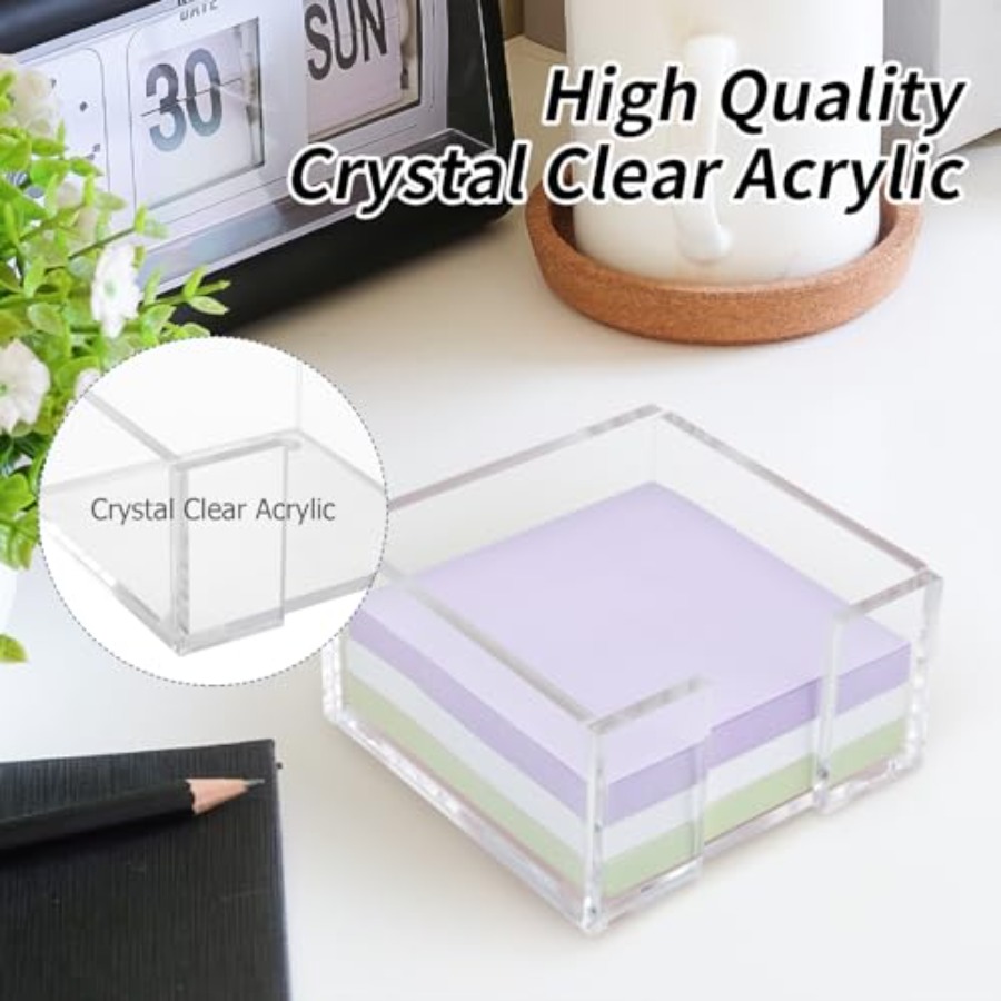 Acrylic Sticky Note Holder, 3  - Sticky Note Dispenser 리뷰 및 가격